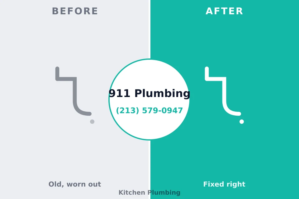 Before and after: plumbing company Telford, PA